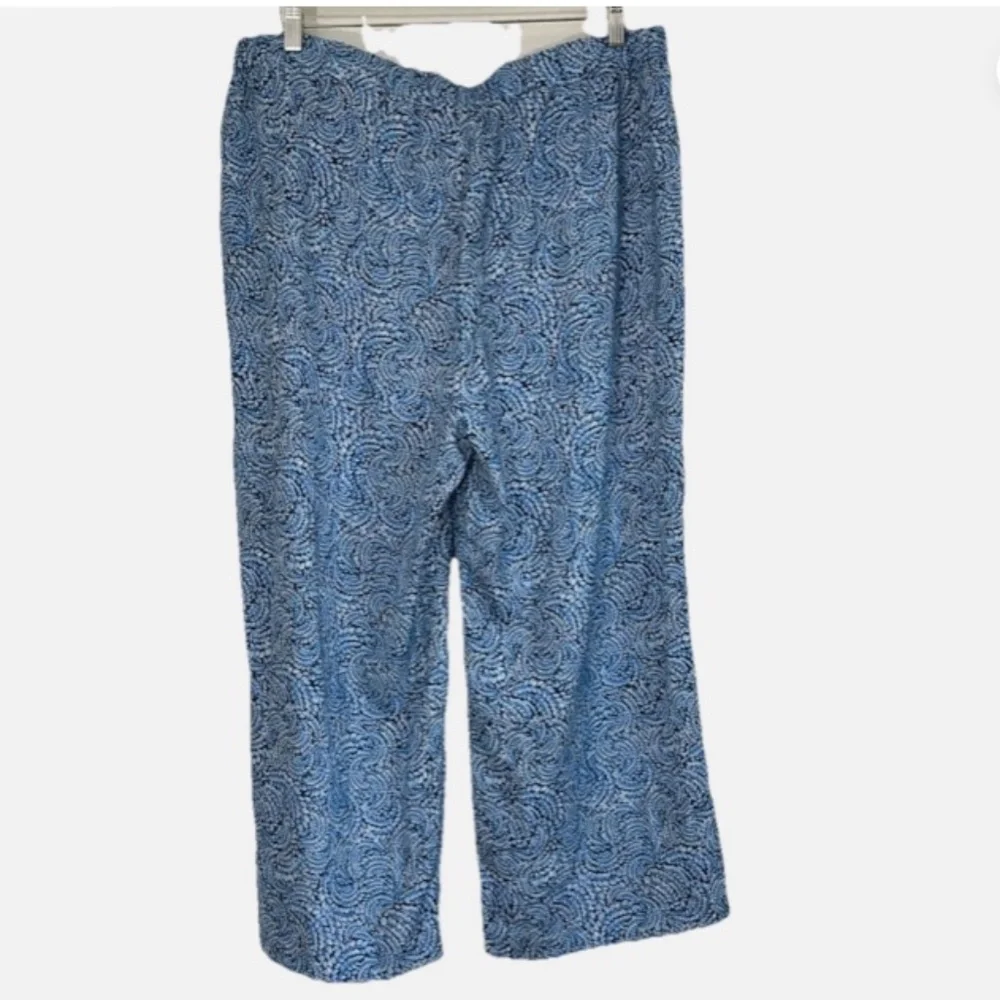 MICHAEL Michael Kors Woman Drawstring Wide Leg Cropped Pants Size:XL